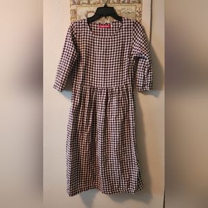 Pyne & Smith plum check no. 19